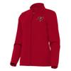 Antigua Women's Red Tampa Bay Buccaneers Links 2 Golf Full-Zip Jacket view 1