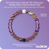 Lokai NFL Football Collection Silicone Beaded Bracelet, Minnesota Vikings Home Field (Extra Large) - Beaded Bracelet for Women & Men, Silicone Jewelry Fashion Bracelet Slides-On for Comfortable Fit view 2