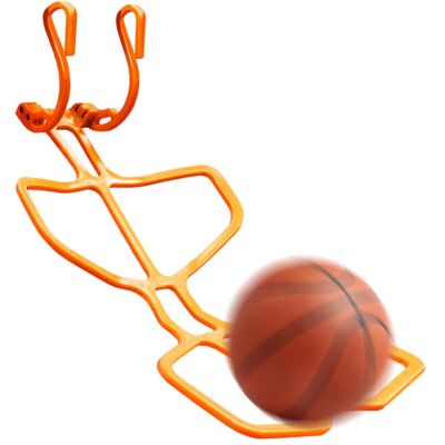 TsoLay Portable Basketball Rebounder, PP Basketball Return Attachment, Hoop Ball Returning System Sturdy Useful Training Aid, Improve Shooting Efficiency, for Outdoor Sports Supplies