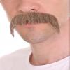 BC GOODS BY Men's Cosplay Facial Accessory Real Human Hair Mustache, Mix Brown view 2