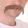 BC GOODS BY Men's Cosplay Facial Accessory Real Human Hair Mustache, Mix Brown view 3