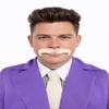 BC GOODS BY Horseshoe Mustache for Men, White view 1