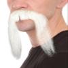 BC GOODS BY Timeless Men's Fu Manchu Mustache Styles White Synthetic Facial White Hair, Flame-Retardant Synthetic Fiber view 2