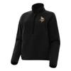 Antigua Women's Black Minnesota Vikings Figure Half-Zip Sweatshirt view 1