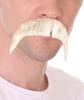 BC GOODS BY Men's Cowboy Realistic Mustache  Thick Self Adhesive Horseshoe Style Human Hair - Facial Hairpiece for Cosplay, Costume Parties, Themed Events & Special Occasions - White view 3