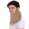 BC GOODS BY Dapper Mens Faux Beard Realistic Sharp Dressed Facial Hair, Light Brown view 2