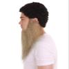 BC GOODS BY Dapper Mens Faux Beard Realistic Sharp Dressed Facial Hair, Light Brown view 3