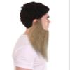 BC GOODS BY Dapper Mens Faux Beard Realistic Sharp Dressed Facial Hair, Light Brown view 4