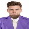 BC GOODS BY Mens Cosplay Facial Hair Genuine Human Hair Beards, Soft Brown view 1