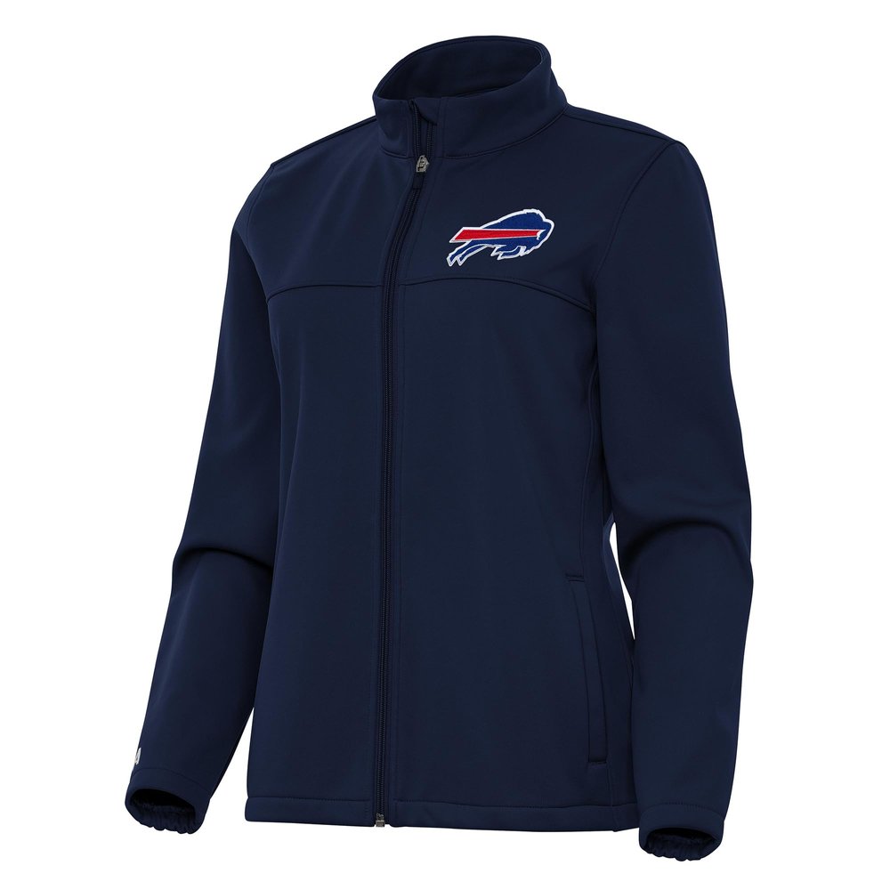 Antigua Women's Navy Buffalo Bills Links 2 Golf Full-Zip Jacket