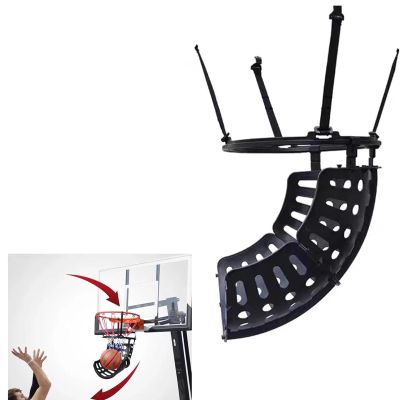 TsoLay Basketball Return Attachment, 25.6  15 Inches Portable Basketball Return Attachment Shot Returner, 360 Degree Rotatable Chute Shot Returner, for Basketball Shooting Practice