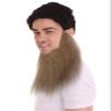 BC GOODS BY Dapper Mens Faux Beard Realistic Sharp Dressed Facial Hair, Brown view 2