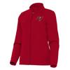 Antigua Women's Red Tampa Bay Buccaneers Links 2 Golf Full-Zip Jacket view 1
