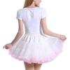 banpise Tulle Petticoat for Women Puffy Skirts Ballet Dance Cosplay Costumes White Pink view 4