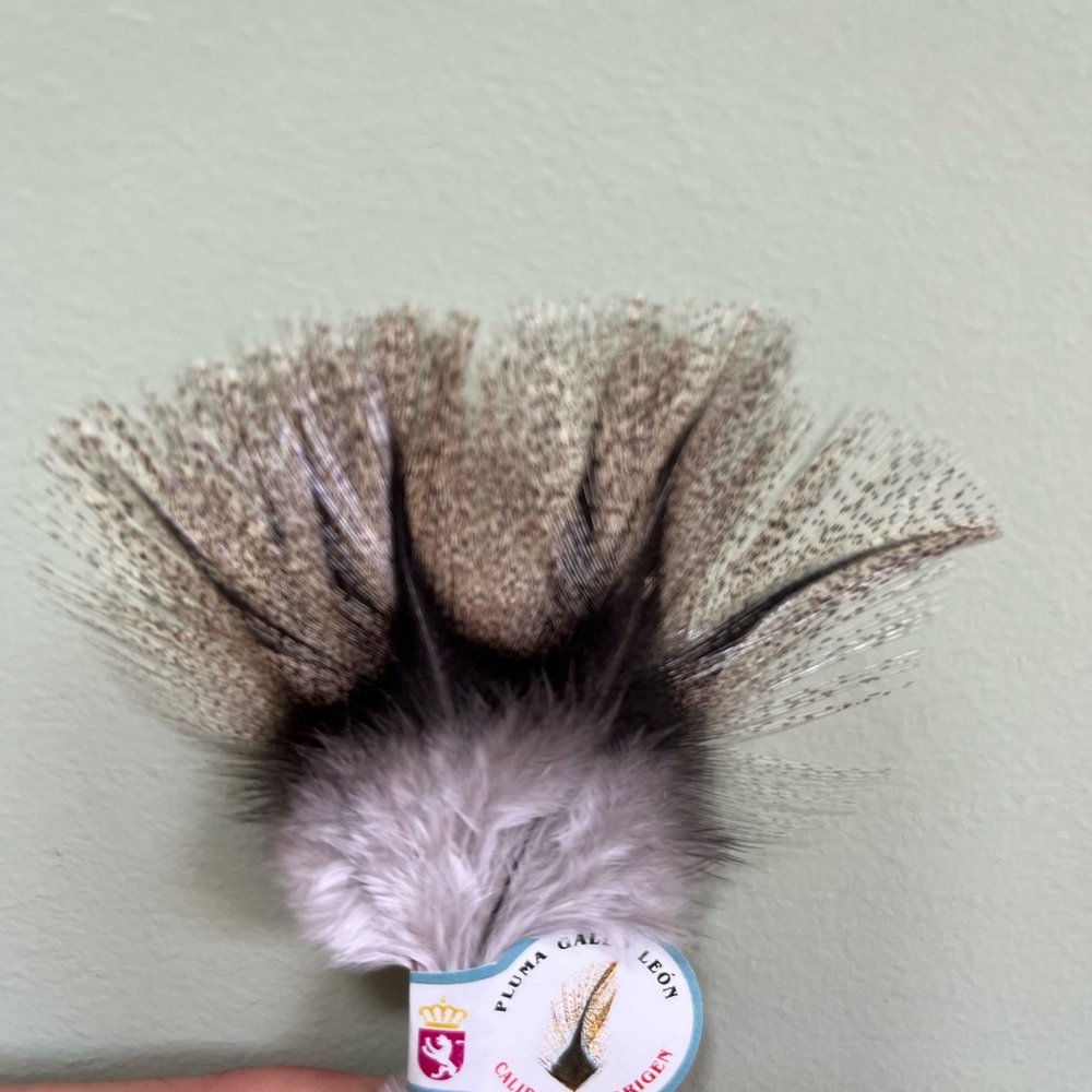 Generico Lion Rooster Feather for Fly Tying Nymphs and Pellets for Fly Fishing - 50 Pieces