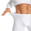 Cyathea Mens Thermal Underwear Set Ultra Thick for Cold Weather Fleece Lined Long Johns Winter Base Layer Top and Bottom Heavyweight Fleece White XXL view 4