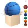 A Silent Basketball Dribbling Indoor - Airless Foam Quiet Ball, Noiseless Dribble Up Size 7 9.44" 29.5" Basket Ball, Soundless Soft Evolution Basketball Game Indoor (Blue) view 1