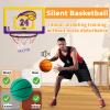 A Silent Basketball Dribbling Indoor - Airless Foam Quiet Ball, Noiseless Dribble Up Size 7 9.44" 29.5" Basket Ball, Soundless Soft Evolution Basketball Game Indoor (Yellow) view 4