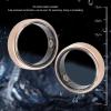 Tangxi Smart Ring Health, Multi Sports Modes Gesture Camera Control Water Ultra Thin Wearable Smart Health Ring with Charging Case for Men Women (8#) view 2