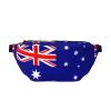 Australian flag Fanny Pack Crossbody Bag  Versatile Sling Bag for Men & Women with Zipper Pockets, Ideal for Travel, Running view 1