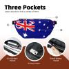Australian flag Fanny Pack Crossbody Bag  Versatile Sling Bag for Men & Women with Zipper Pockets, Ideal for Travel, Running view 4