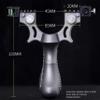 2 PCS Hunting & Shooting Slingshots for Adults, Wrist Rocket, Light, Spirit Level, 6 Thickened Anti Freezing Bands view 2