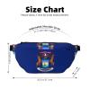 Michigan State Flag Fanny Pack Crossbody Bag  Versatile Sling Bag for Men & Women with Zipper Pockets, Ideal for Travel, Running view 3