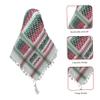 Palestine Scarf 49x49 inch Polyester Palestinian Scarf with Jacquard and Tassel Colorful Arab Scarf Ethnic Printed Palestine Keffiyeh for Palestine Daily Wearing Decor/121 view 3