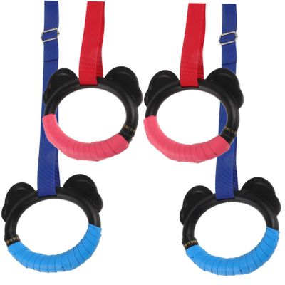 HANABASS 2pairs Gymnastic for Home Strength Training Fitness Straps for Body Workouts Plastic for Boys and Girls Adults