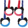 HANABASS 2pairs Gymnastic for Home Strength Training Fitness Straps for Body Workouts Plastic for Boys and Girls Adults view 1