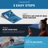 THEMAGIC5 | The Worlds 1st Custom-Fit Goggle | Designed for Recreational & Competitive Swimming | Anti-Fog Coated (BLUE MAGIC) view 2