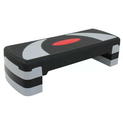 31" Aerobic Step Platform Exercise Stepper Workout Step Adjust 4"-6"-8" w/Risers