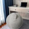 Yoga Ball Chair Cover - Pregnancy Birthing Ball Cover 55/65/75cm Stability Ball Chair For Ergonomic Seating Home, Office, Pilates, Yoga, Stability And Fitness(Not Including Ball)(GRAY,25.5"65cm) view 2