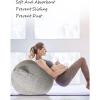 Yoga Ball Chair Cover - Pregnancy Birthing Ball Cover 55/65/75cm Stability Ball Chair For Ergonomic Seating Home, Office, Pilates, Yoga, Stability And Fitness(Not Including Ball)(GRAY,25.5"65cm) view 3
