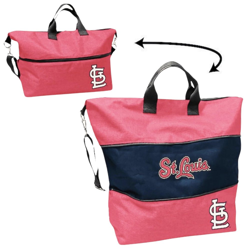 Logo Brands St Louis Cardinals Expandable Tote Bag