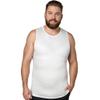 QORE LOGIQ Gynecomastia Compression Shirt Men - Premium Slimming Undershirt Compression Tank Top Mens Shapewear & Body Shaper, 5X-Large Regular, White view 1