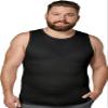 QORE LOGIQ Gynecomastia Compression Shirt Men - Premium Slimming Undershirt Compression Tank Top Mens Shapewear & Body Shaper, 4X-Large Regular, Black view 2