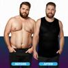 QORE LOGIQ Gynecomastia Compression Shirt Men - Premium Slimming Undershirt Compression Tank Top Mens Shapewear & Body Shaper, 4X-Large Regular, Black view 3