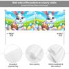 12x18 Inch Easter-Rabbit-Eggs-Daisies Polyester Car Flag, Double-Sided Car Window Flag For Vehicle And Trucks view 4