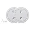 2 Pcs Boat Hatch,4" White Marine Hatch - Boat Access Hatch, Round Inspection Deck Plate Hatch with Detachable Cover for Boat Yacht, UV Resistant view 1