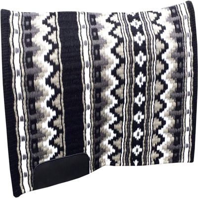 AD Saddlery Saddle Pad/Blanket for Horses Western Show Horse Saddle Blanket New Zealand Design Handmade Wool Saddle Blanket Top Wool Saddle Pad Regular Size : 34" L x 36" W x 1" inches MO150