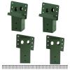 4 Pcs Outdoor 4x4 Compound Angle Brackets,Deer Stand Brackets for Deer Stand, Hunting Blinds and Tree Houses view 1