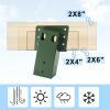 4 Pcs Outdoor 4x4 Compound Angle Brackets,Deer Stand Brackets for Deer Stand, Hunting Blinds and Tree Houses view 4