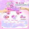 2PM SPORTS Roller Skates Girls Ages 5-8 8-12 3-5 4-7 6-12 10-12 with Light Up Wheels, Outdoor Indoor Girls Rollerskates for Kids Beginner Size 10C 11C 12C 13C 1 2 3 4 5 6 Pink Butterfly view 2