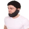 BC GOODS BY Men's Synthetic Full Beard, Perfect for Halloween & Cosplay and Themed Parties - Black view 2