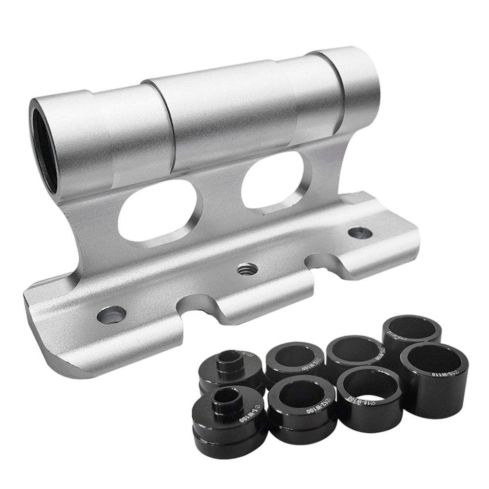 Premium Bike Fork Holder for Effortless Bike Transport, Argent