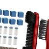 Pool Table Brush and Rail Cleaning Set - Kit, Red view 2