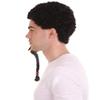BC GOODS BY Mens Goatee Long Black Beard, Human Hair with Flame-Retardant Synthetic Fiber for Cosplay view 4