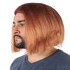 BC GOODS BY Men's Evil Doll Chuck Wig, Short Scary Movie Classic, Premium Capless Cap Halloween Synthetic Fiber Wig - Auburn Brown view 2