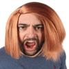 BC GOODS BY Men's Evil Doll Chuck Wig, Short Scary Movie Classic, Premium Capless Cap Halloween Synthetic Fiber Wig - Auburn Brown view 4